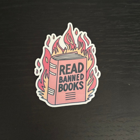 Read Banned Books Sticker